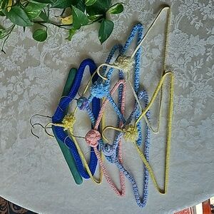 Vintage Crochet Hangers